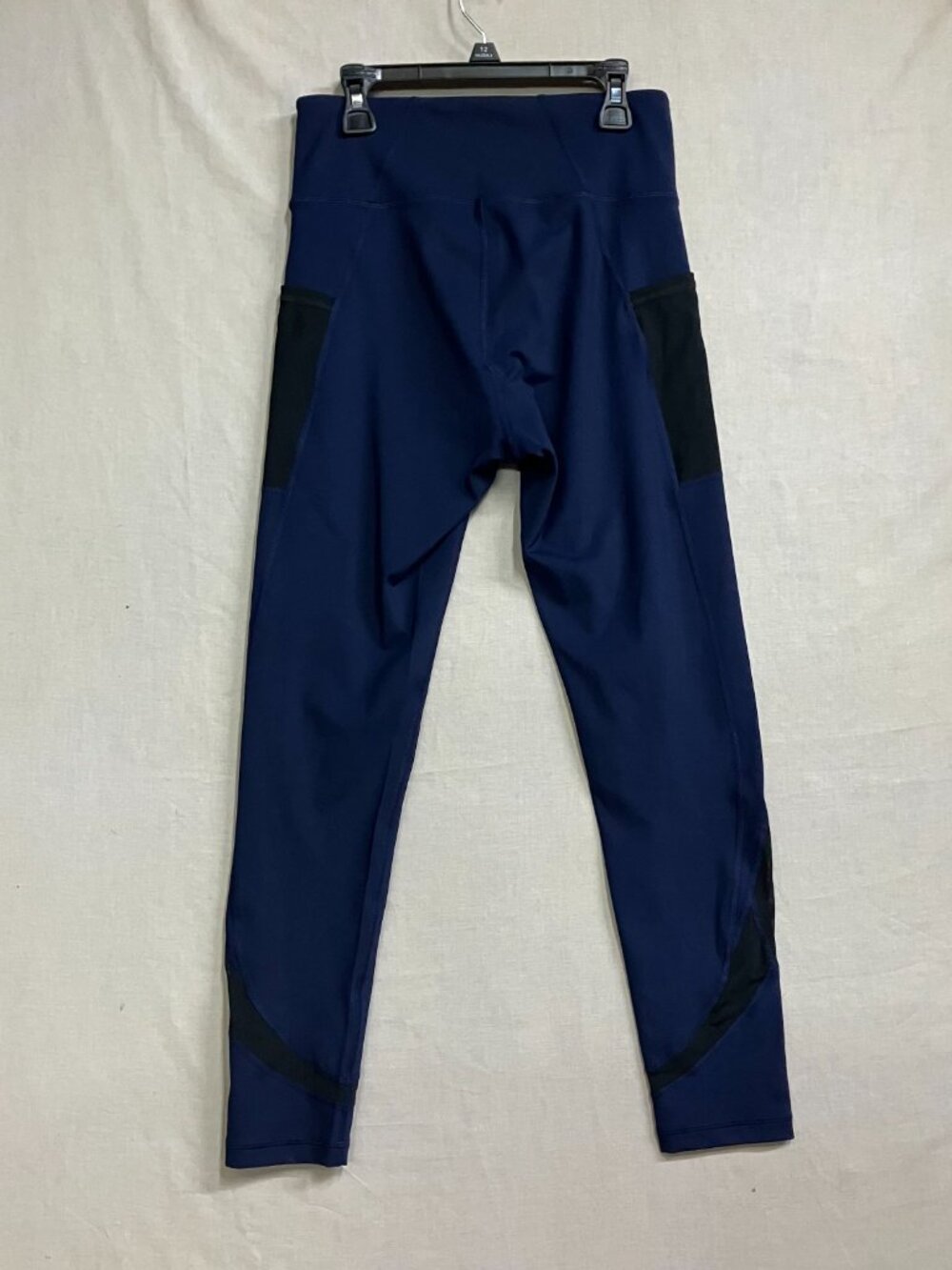 Tek Gear Workout Leggings Active Women's Navy Blue Size Medium High Rise Pocket - Picture 4 of 6